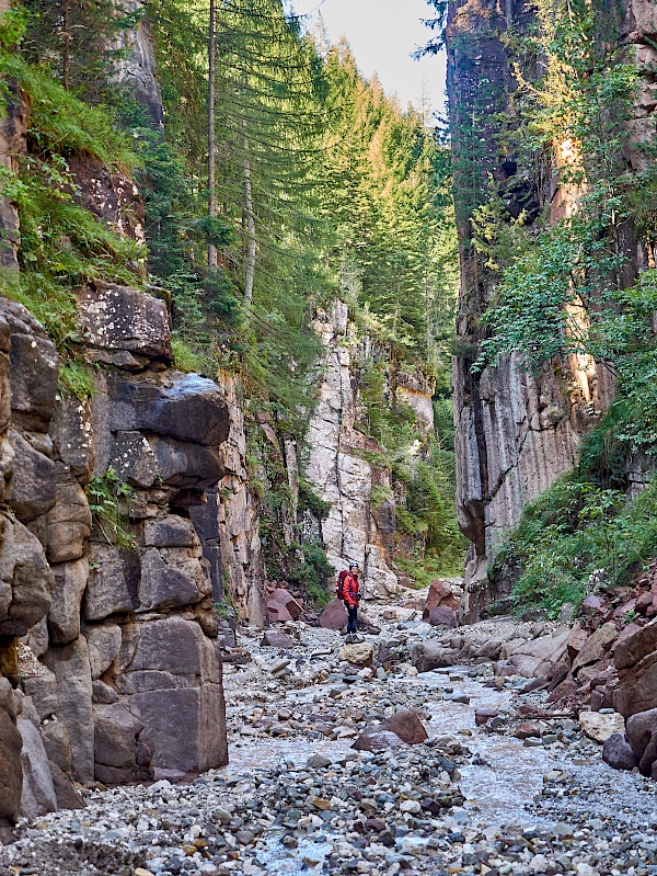 In der Bletterbachschlucht