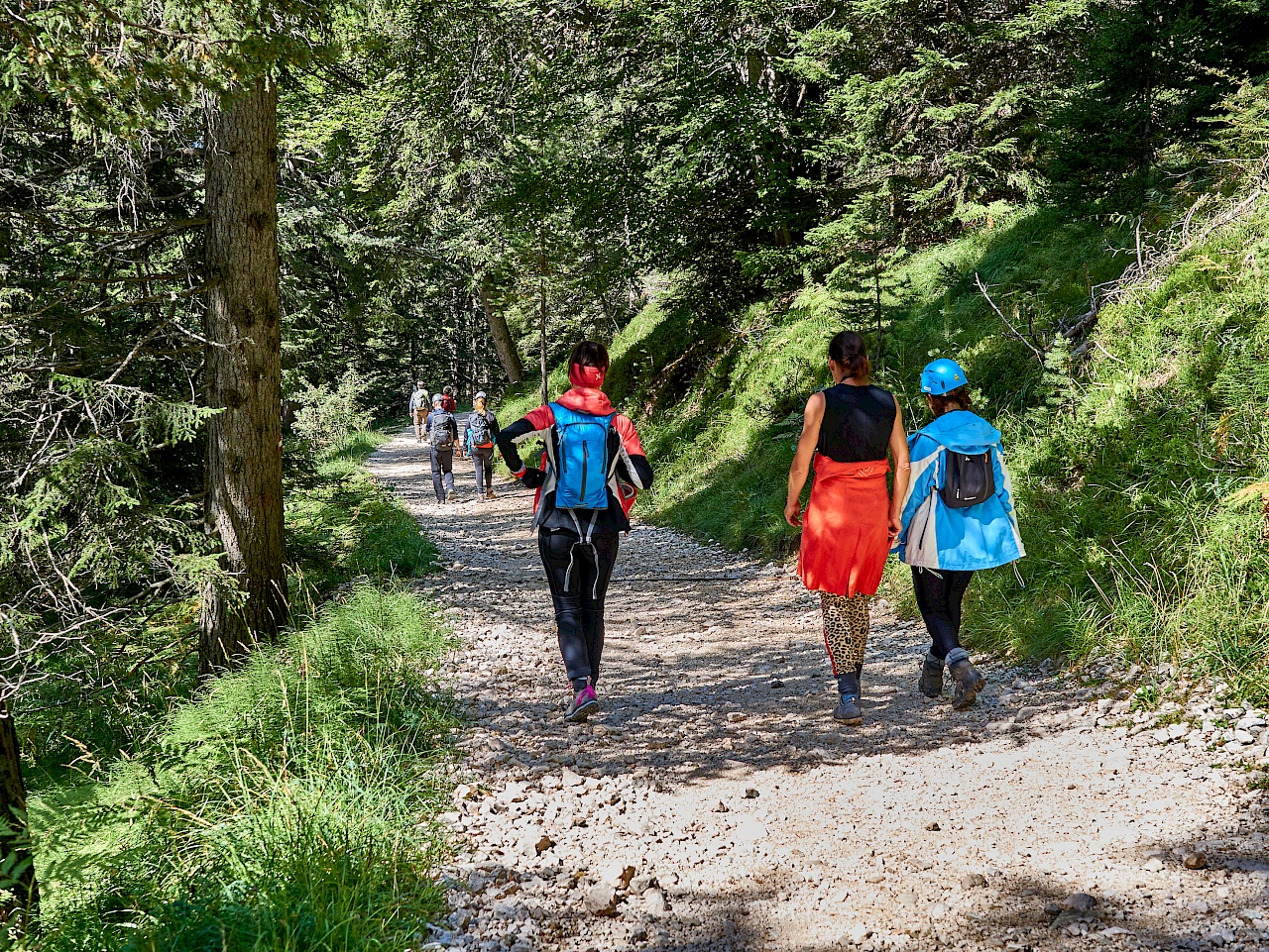 Zurück aus der Bletterbachschlucht