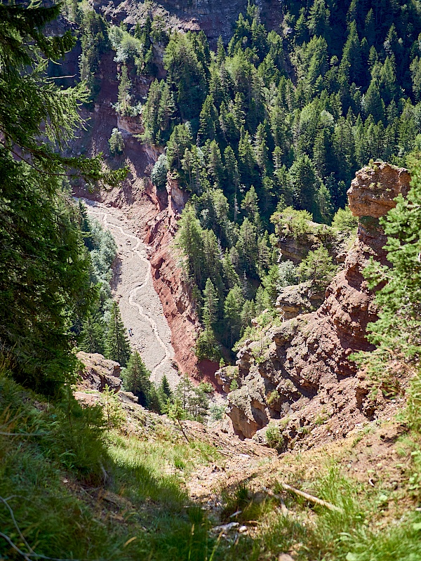 Blick in die Bletterbachschlucht