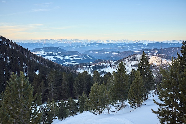 tolle Ausblicke im Skigebiet Obereggen Latemar