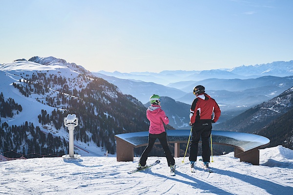 Ausblicke im Skigebiet Obereggen Latemar