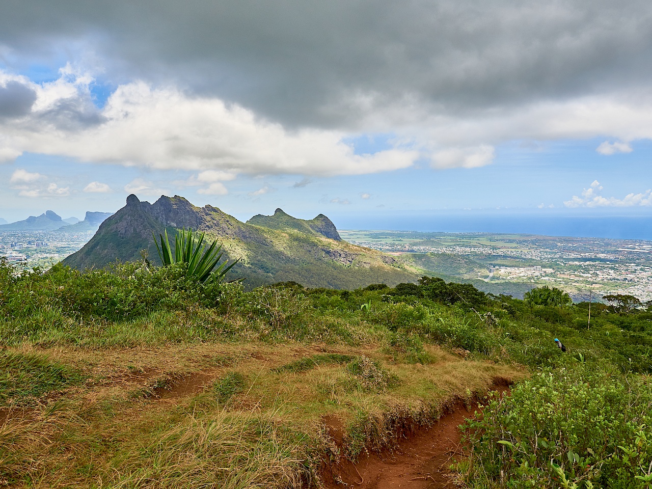 Wanderung auf den Le Pouce auf Mauritius