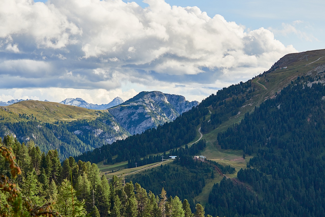 Blick aus dem Latemarium