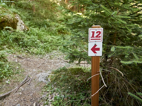 Die rote 12 auf dem Ötztaler Urweg