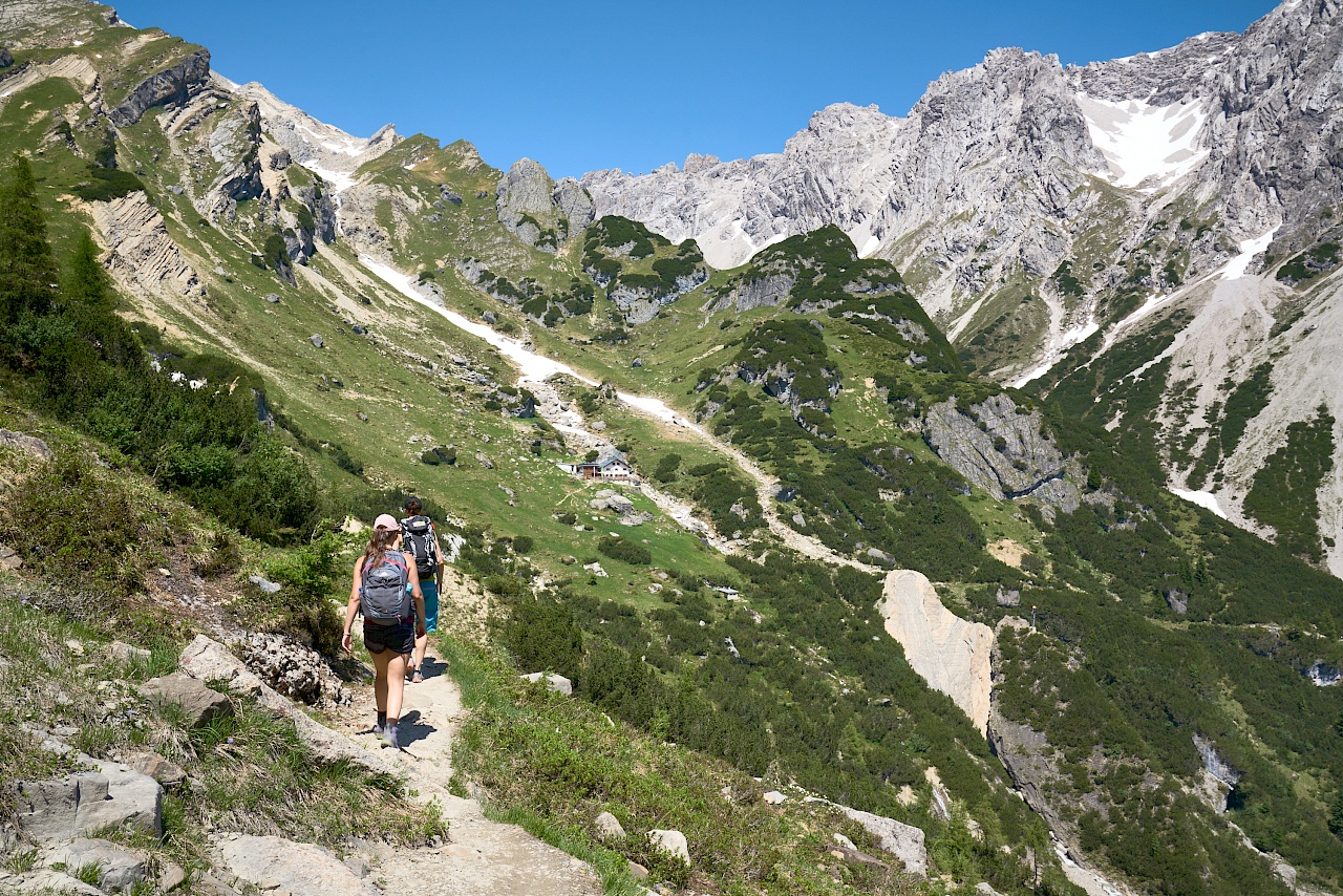 Drischlsteig Hoch-Imst - kurz vor der Muttekopfhütte