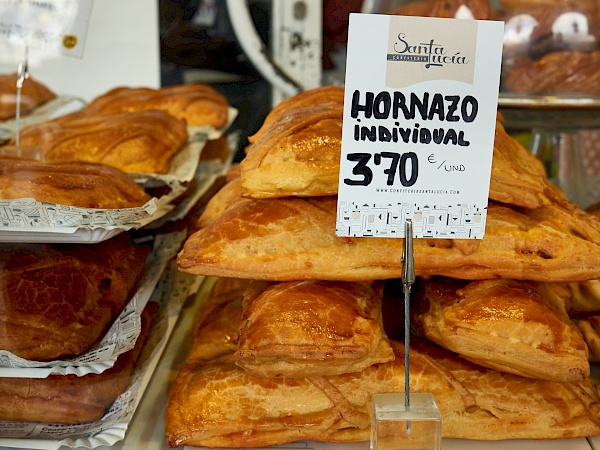 Ein Snack in Salamanca