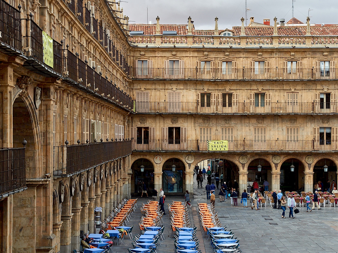 Der Plaza Mayor in Salamanca