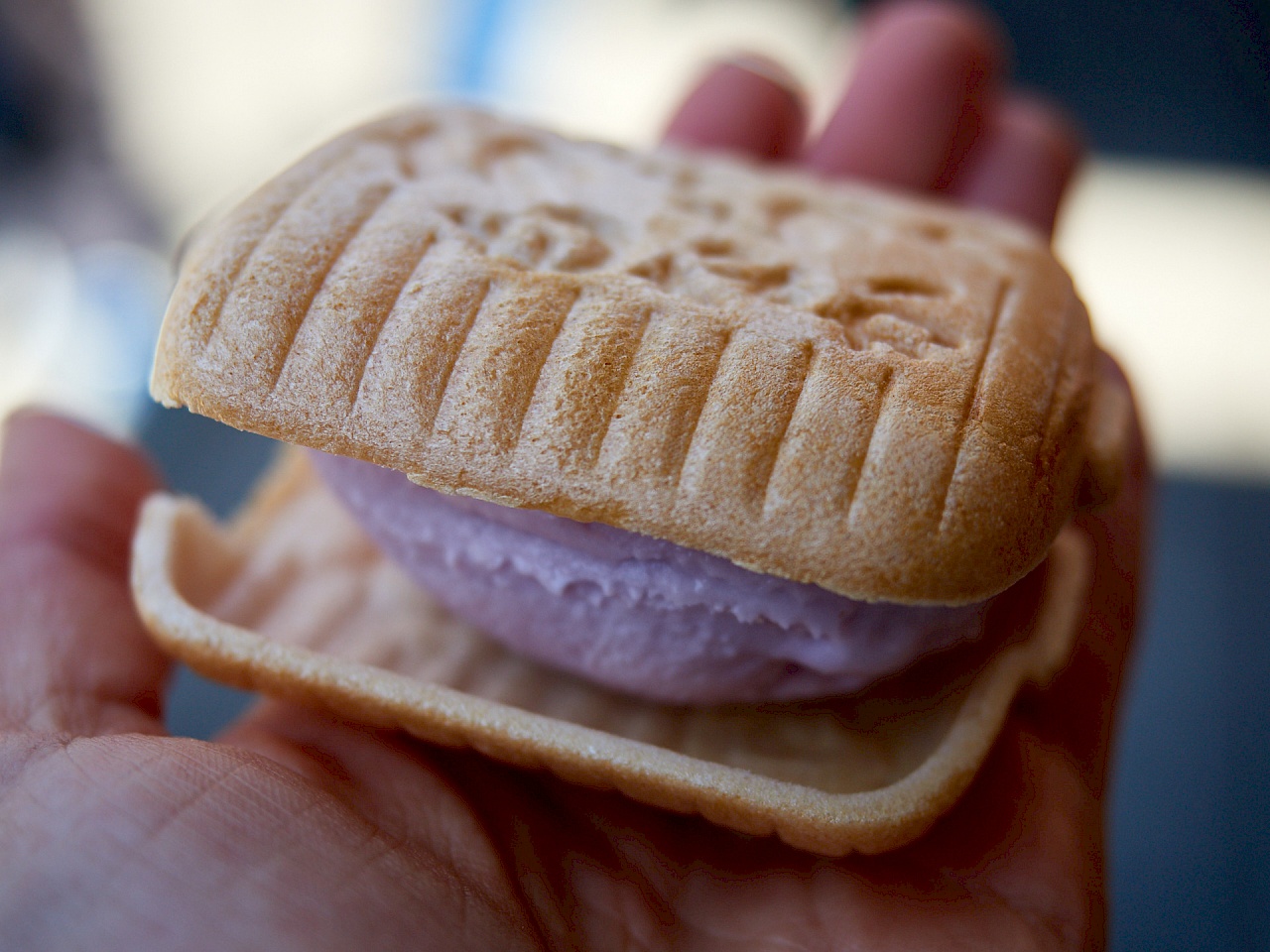 Eis von Chochin Monaka in Tokyo