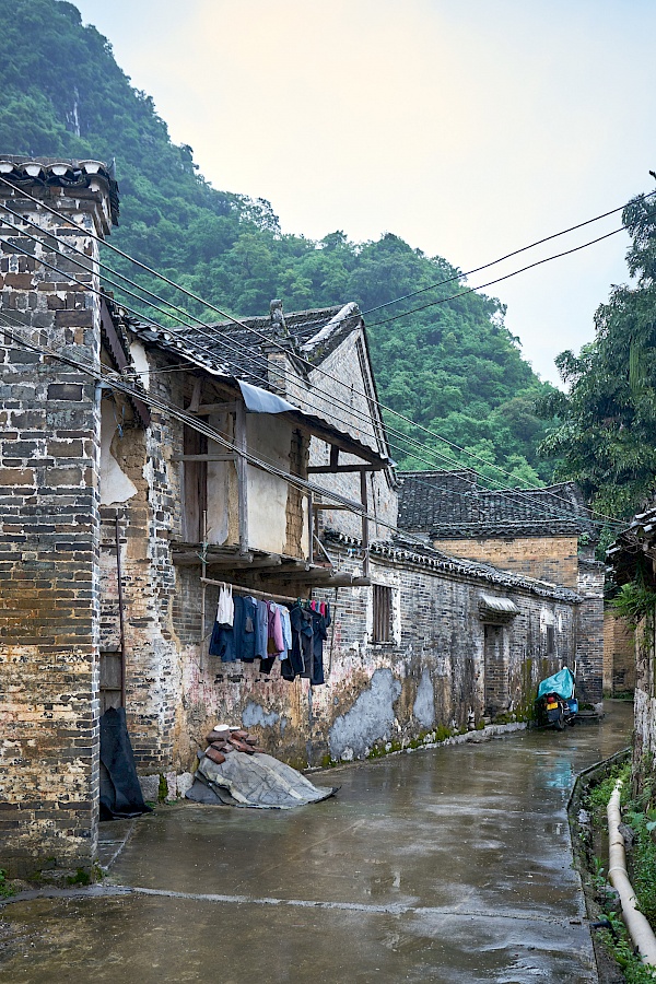 Straße in Yangshuo (China)