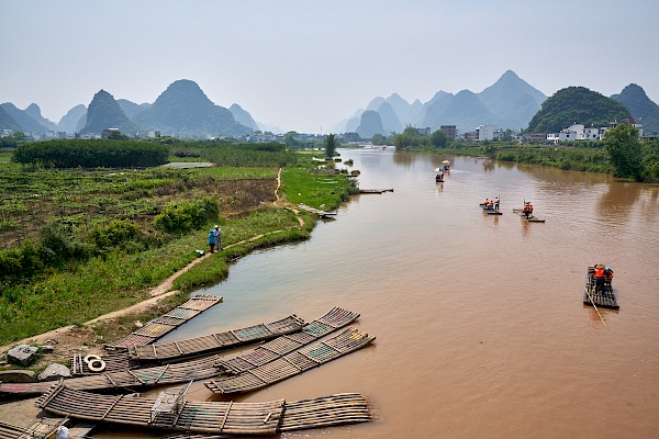 Blick auf den Yulong River