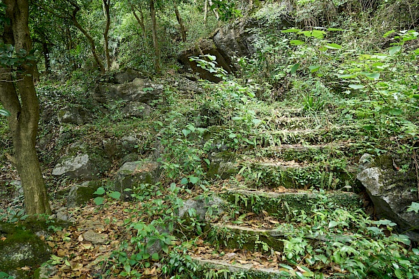 Weg zur Spitze des Jade Hill - ein guter Abschnitt