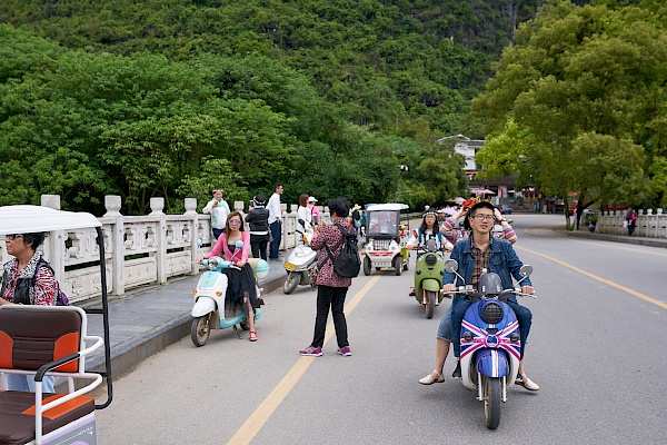 Alle auf den Weg zum Moon Hill