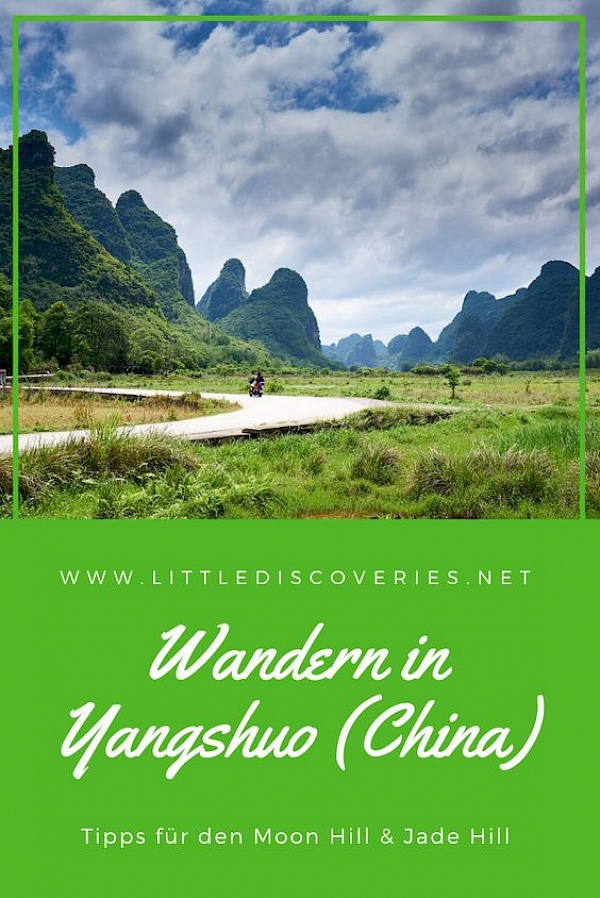 Pin Wandern in Yangshuo für Pinterest