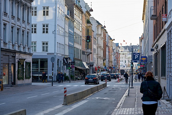 Breite Fahrradwege in Kopenhagen