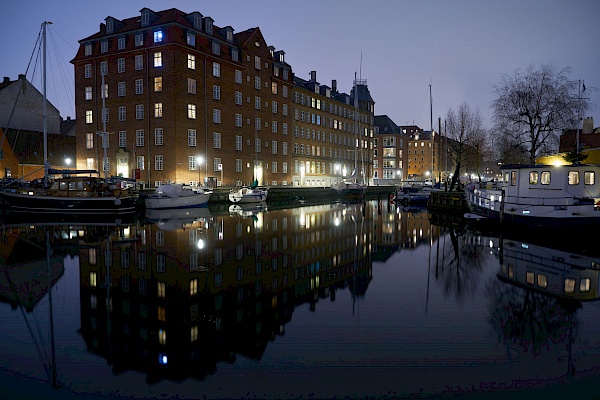 Im Viertel Christianshavn in Kopenhagen