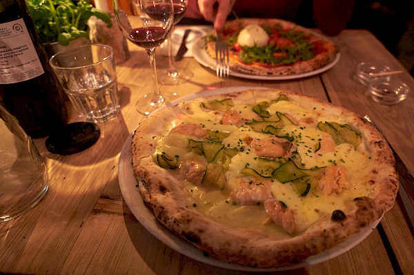 Pizza im Restaurant Mother in Kopenhagen