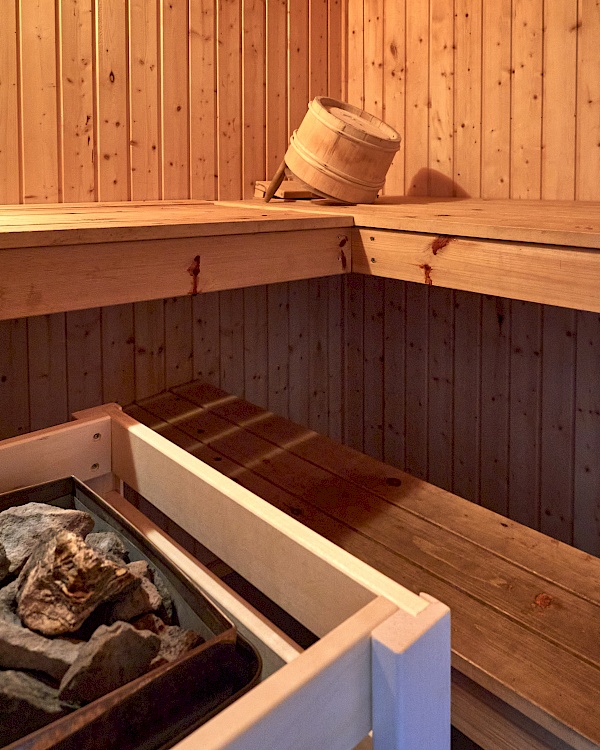 Unsere Sauna im Ferienhaus