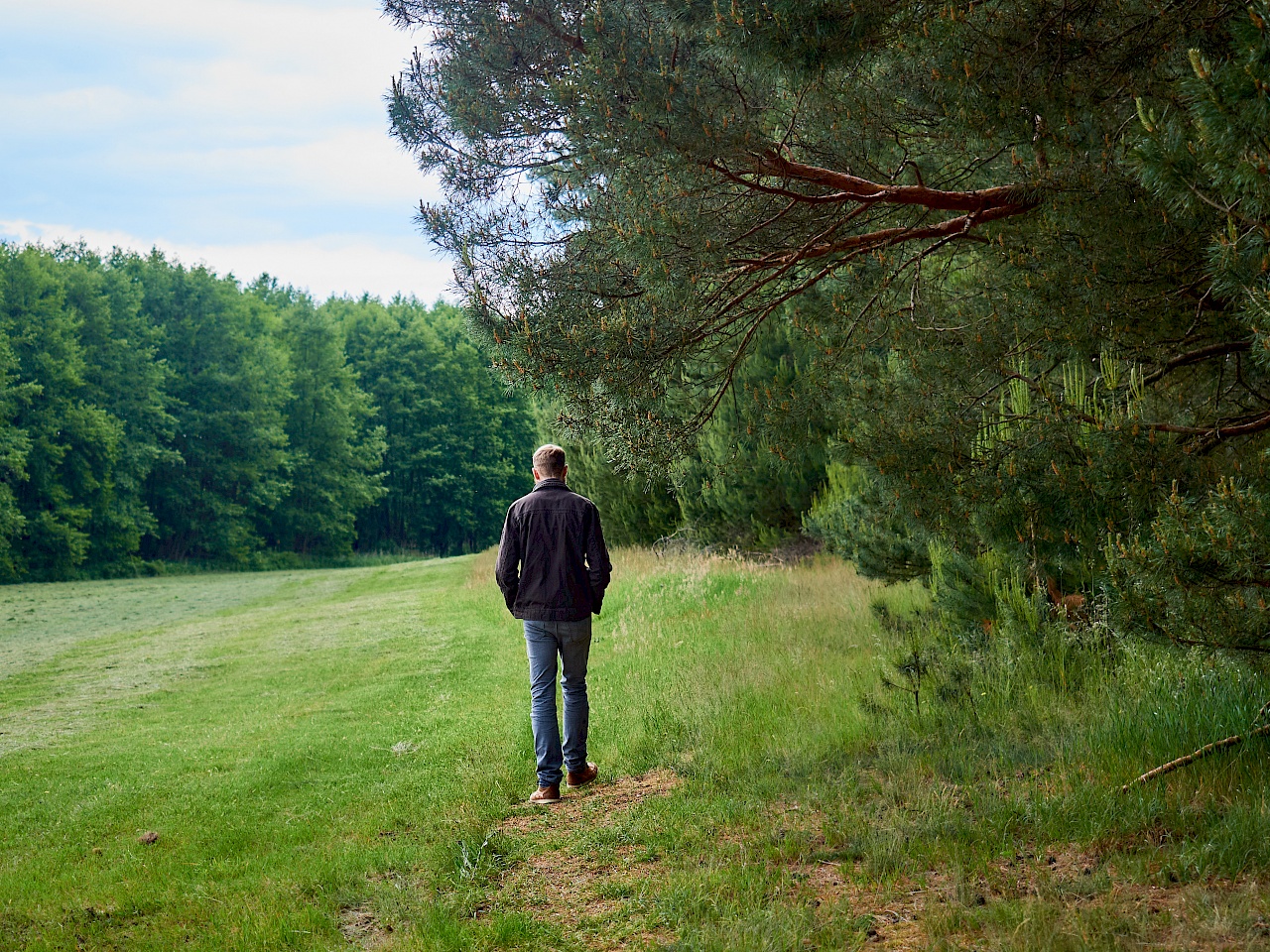 Spaziergang im Ferienpark Mirow