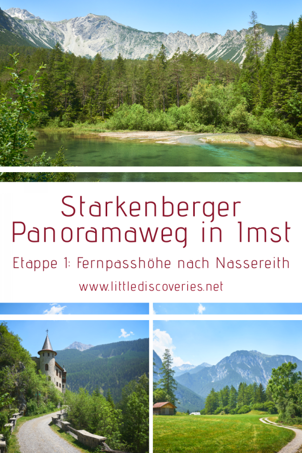 Pin für Pinterest - Etappe 1 des Starkenberger Panoramawegs in Imst (Österreich)