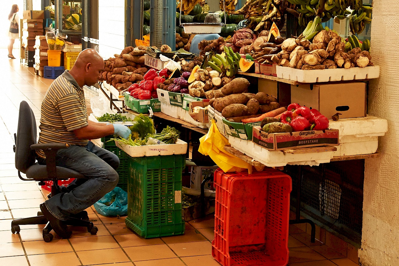 Auf dem Rio Piedras Markt in San Juan (Puerto Rico)