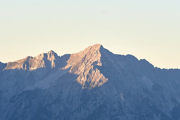 Blick auf die Nordkette in Innsbruck