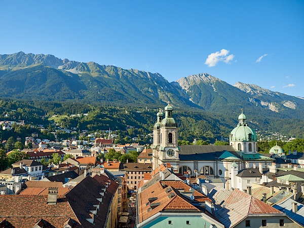 Blick vom Stadtturm in Innsbruck