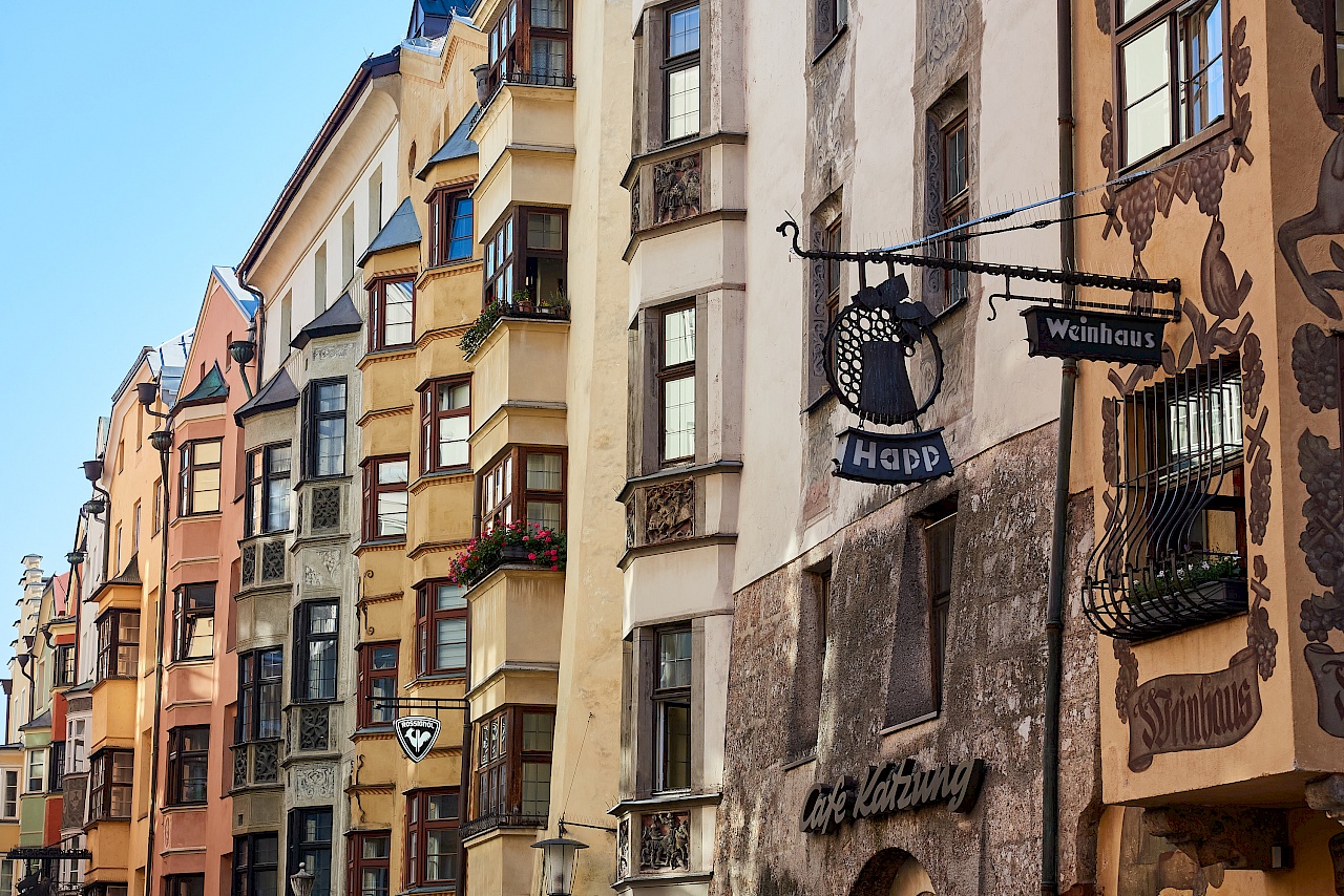 In der Altstadt von Innsbruck