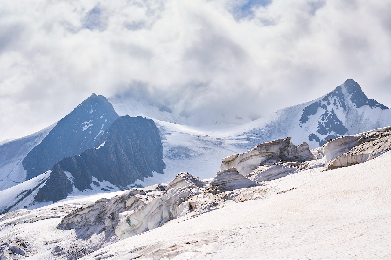 Blick auf die Wildspitze in Tirol