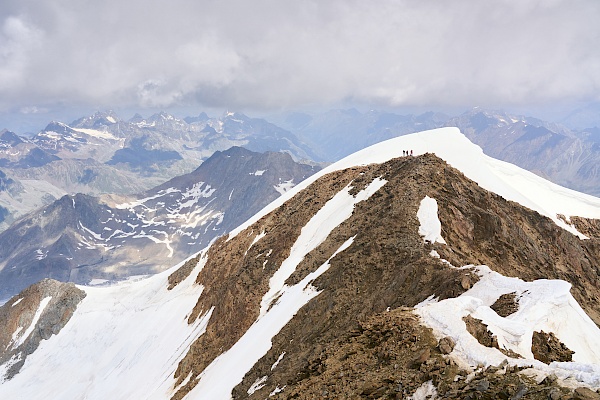 Ausblick von der Wildspitze