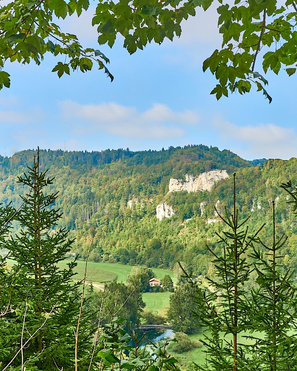 Ausblicke auf der DonauWelle Eichfelsen-Panorama