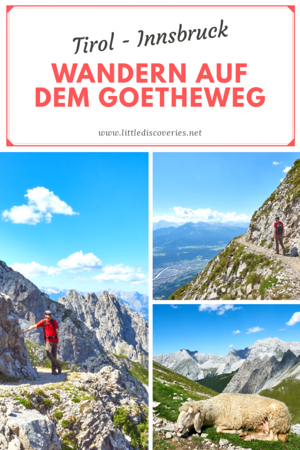 Pin zur Wanderung auf dem Goetheweg in Innsbruck für Pinterest