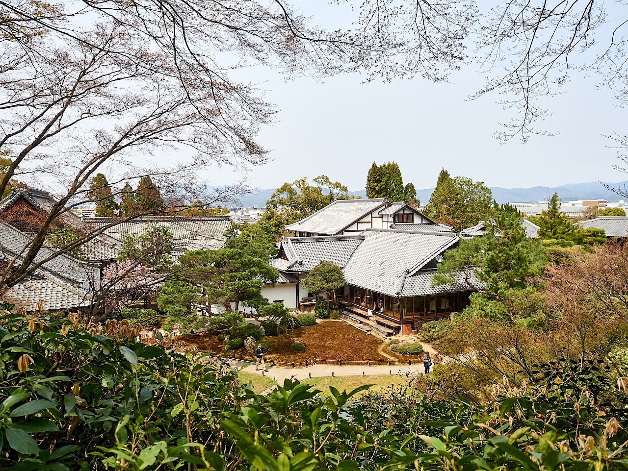 Blick von oben auf den Shoren-in-Tempel