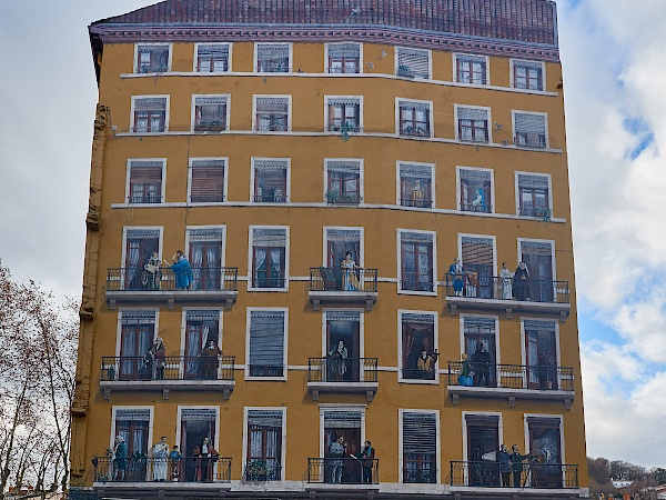 Wandbild La fresque des Lyonnais in Lyon