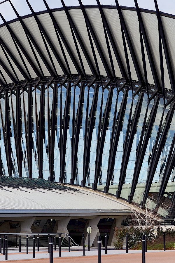 Bahnhof am Flughafen in Lyon