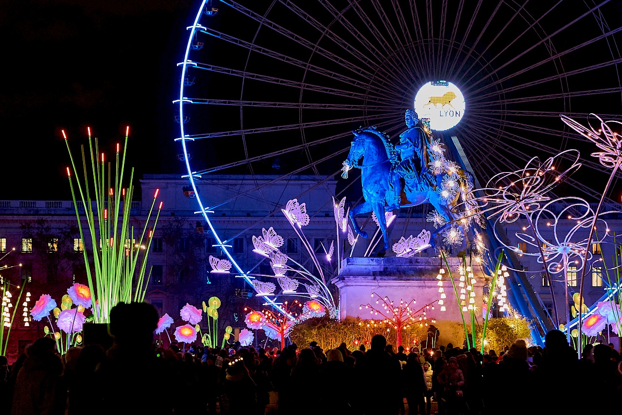 Installation auf dem Lichterfest in Lyon