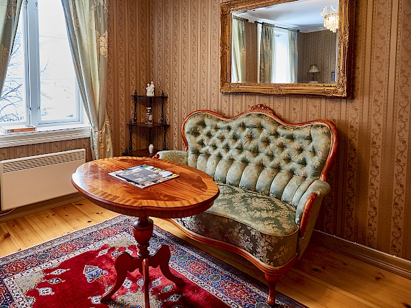 Historisches Zimmer im Fretheim Hotel in Flåm