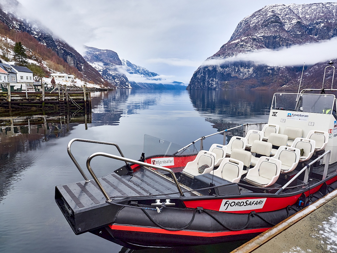 RIB-Boot-Tour auf dem Aurlandsfjord (Norwegen)