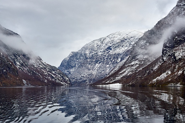 RIB-Boot-Tour auf dem Aurlandsfjord (Norwegen)