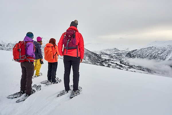 Schneeschuhwandern in Myrkdalen (Norwegen)