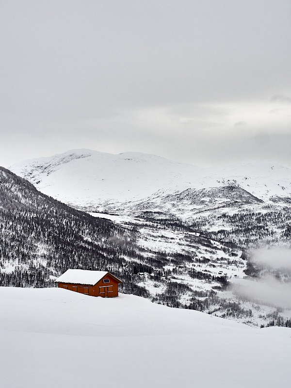 Winterliche Aussichten in Myrkdalen (Norwegen)