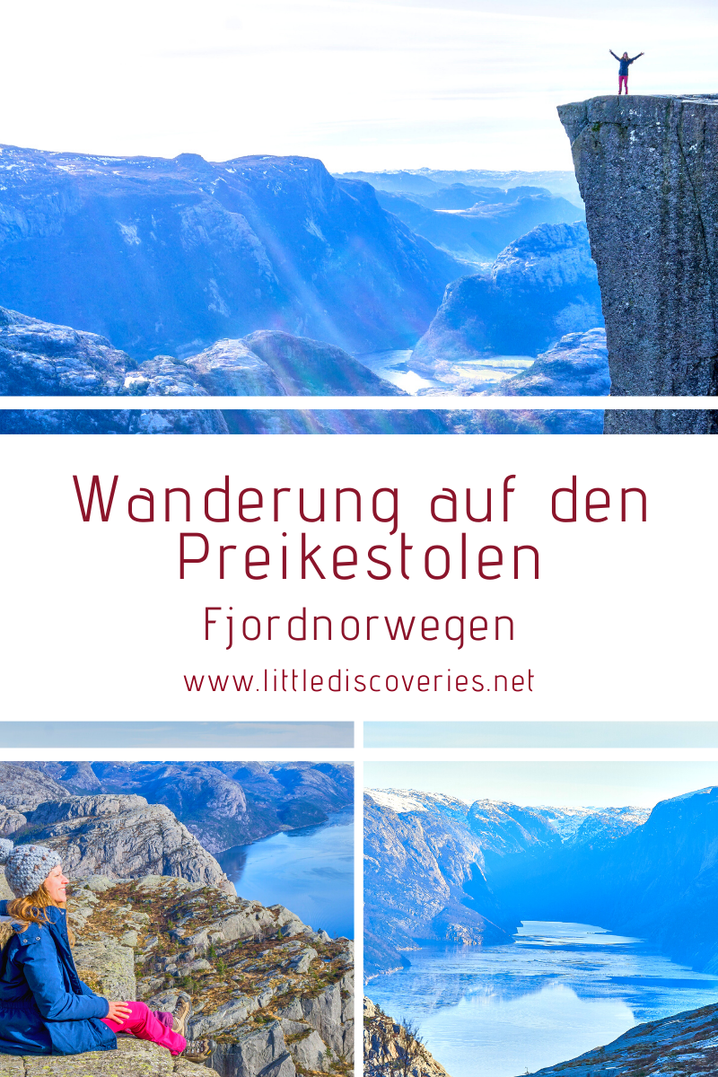 Wanderung auf den Preikestolen - Fjordnorwegen - Pinterest