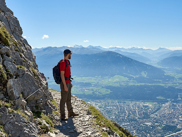 Fantastische Aussichten auf dem Goetheweg in Innsbruck