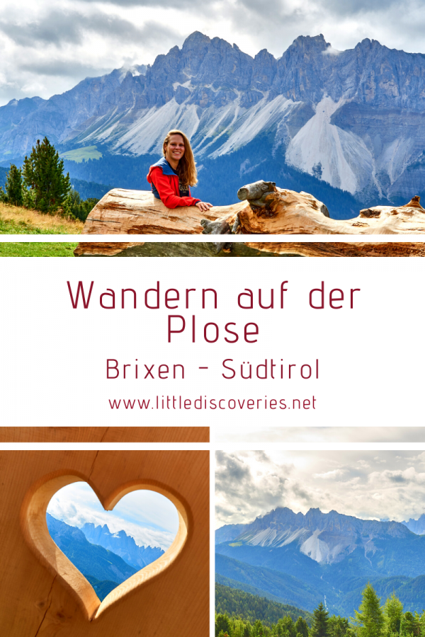 Pin für Pinterest - Wanderung auf der Plose