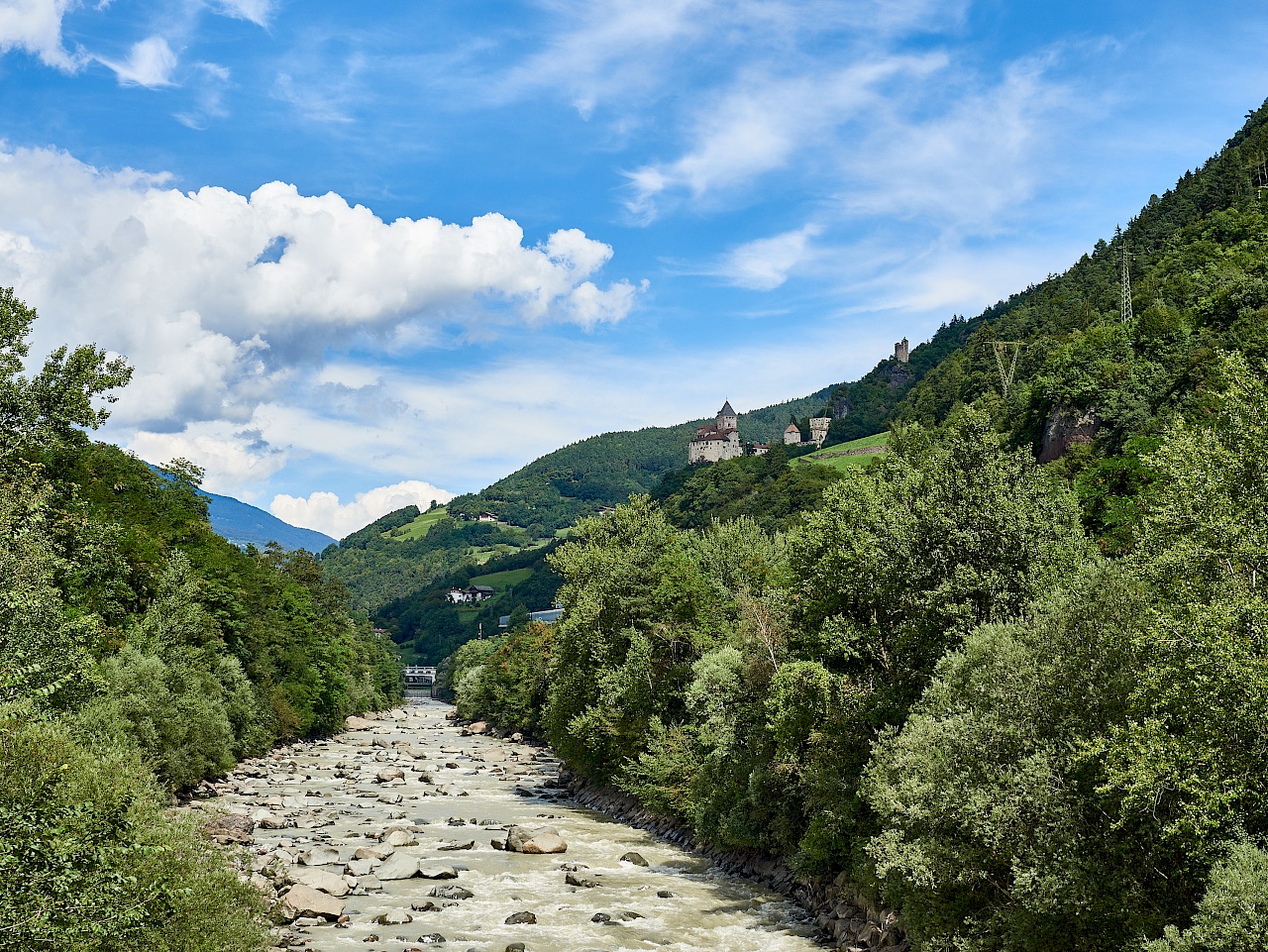 Radweg entlang des Eisacks nach Bozen