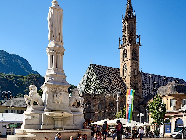 Der Waltherplatz in Bozen