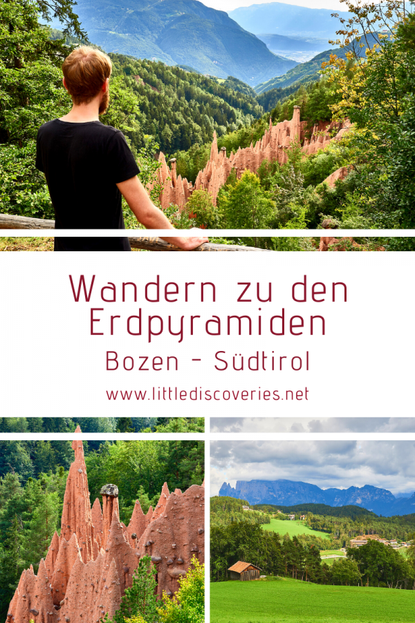 wandern zu den Erdpyramiden auf dem Ritten in Oberbozen