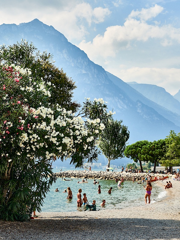 Baden am Gardasee in Torbole