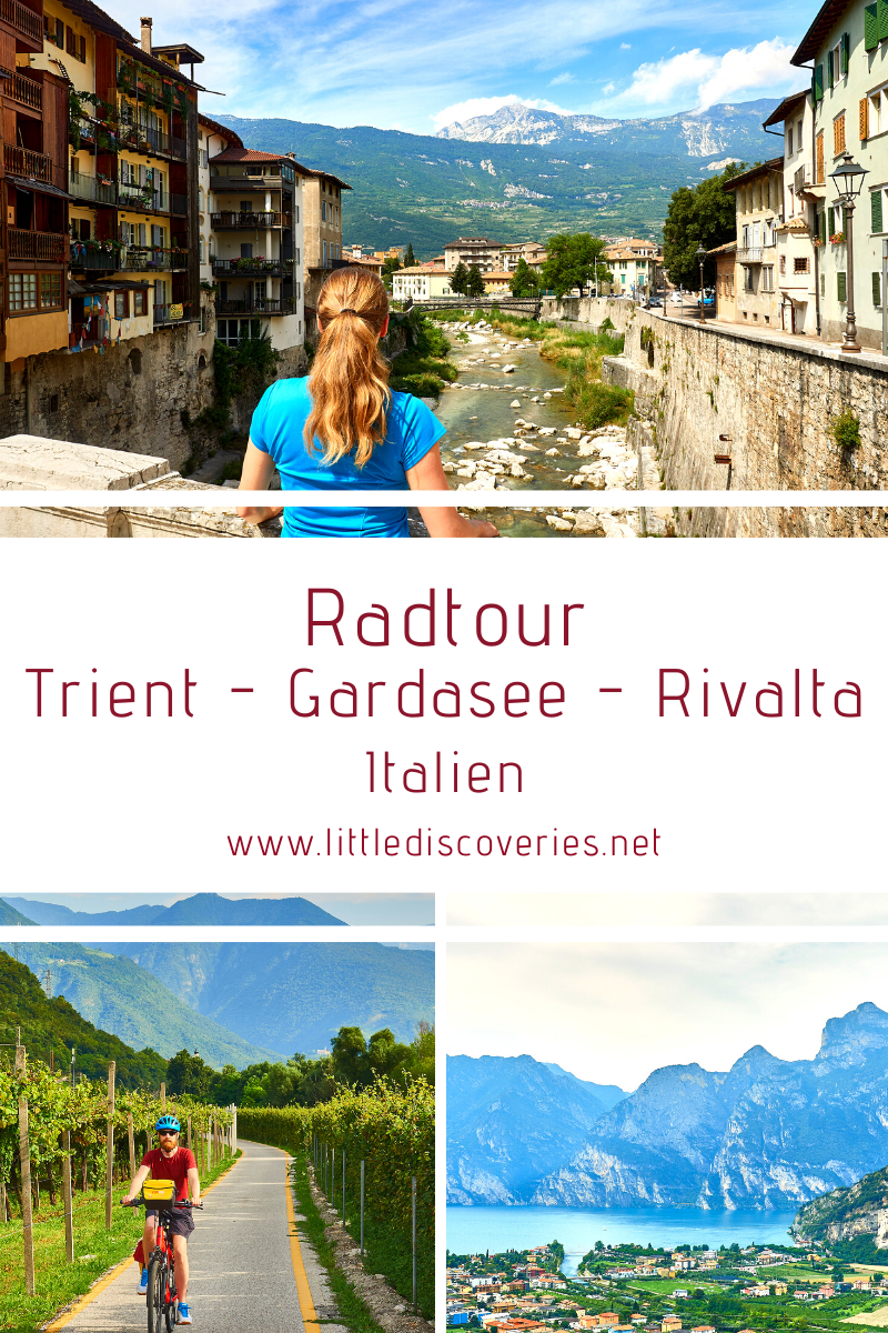 Pin für Pinterest - Etappe 4: Trient - Gardasee - Rivalta