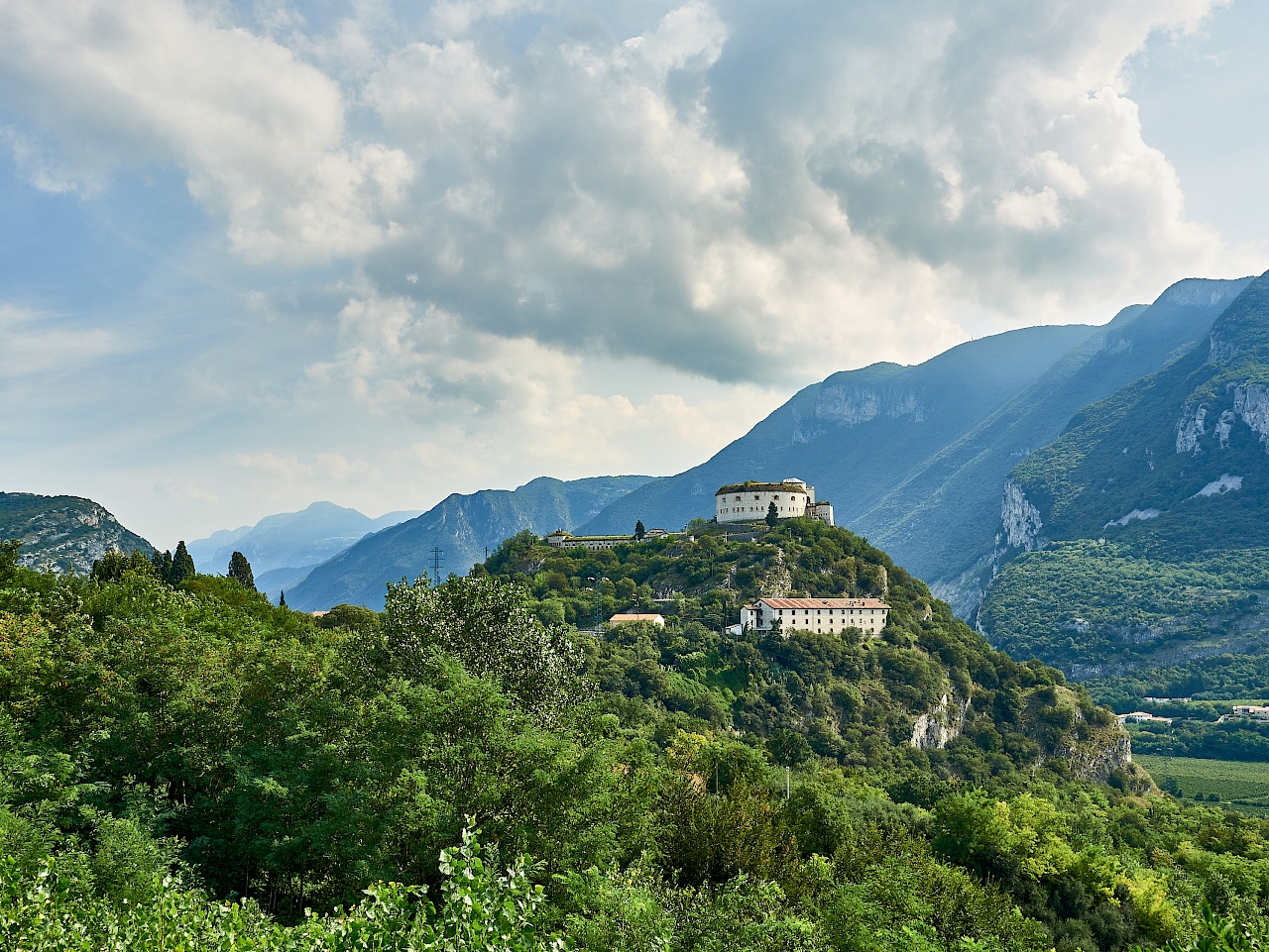 Aussichten auf dem Radweg nach Verona