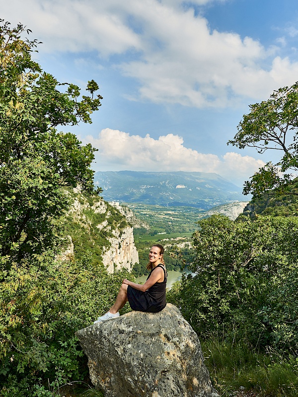 Aussichten auf dem Radweg nach Verona